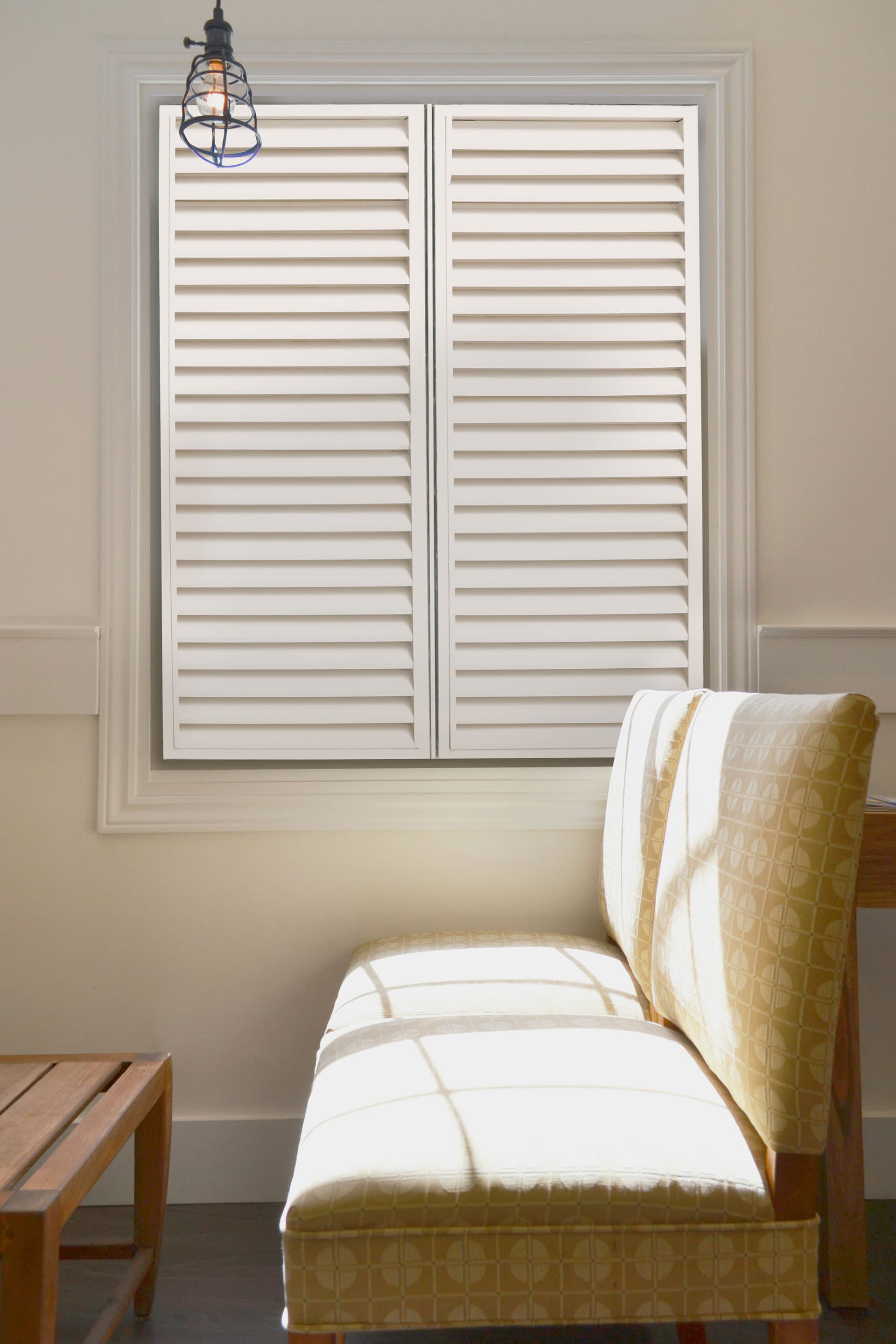 Surface window with shutters